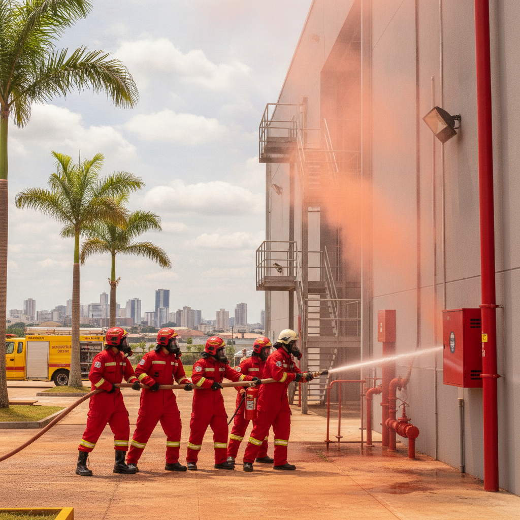 Como Funciona Brigada de Incêndio em Empresas Goiânia